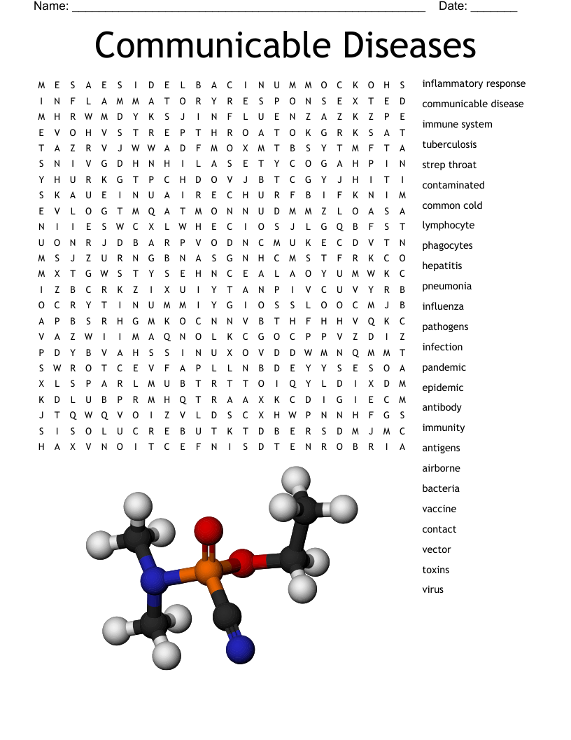 Diseases Crossword WordMint Diseases Crossword WordMint
