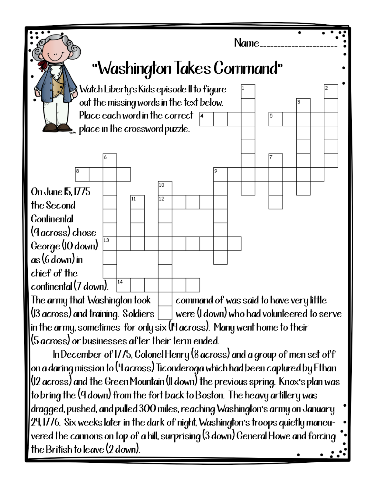 Crossword Puzzle For Social Studies