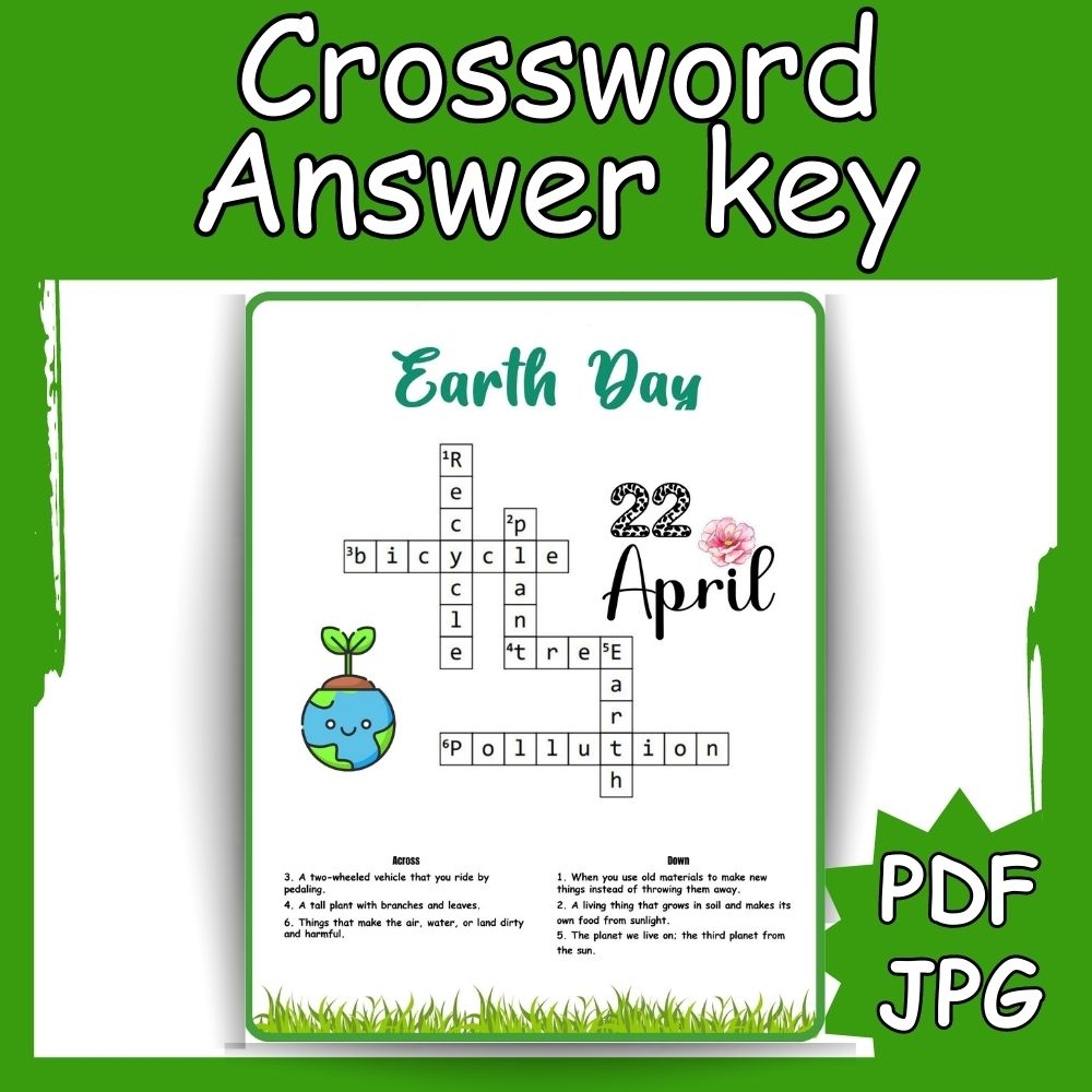 Earth Day Crossword Puzzle Free Educational Activity For April 22nd Made By Teachers Earth Day Crossword Puzzle Free Educational Activity For April 22nd Made By Teachers