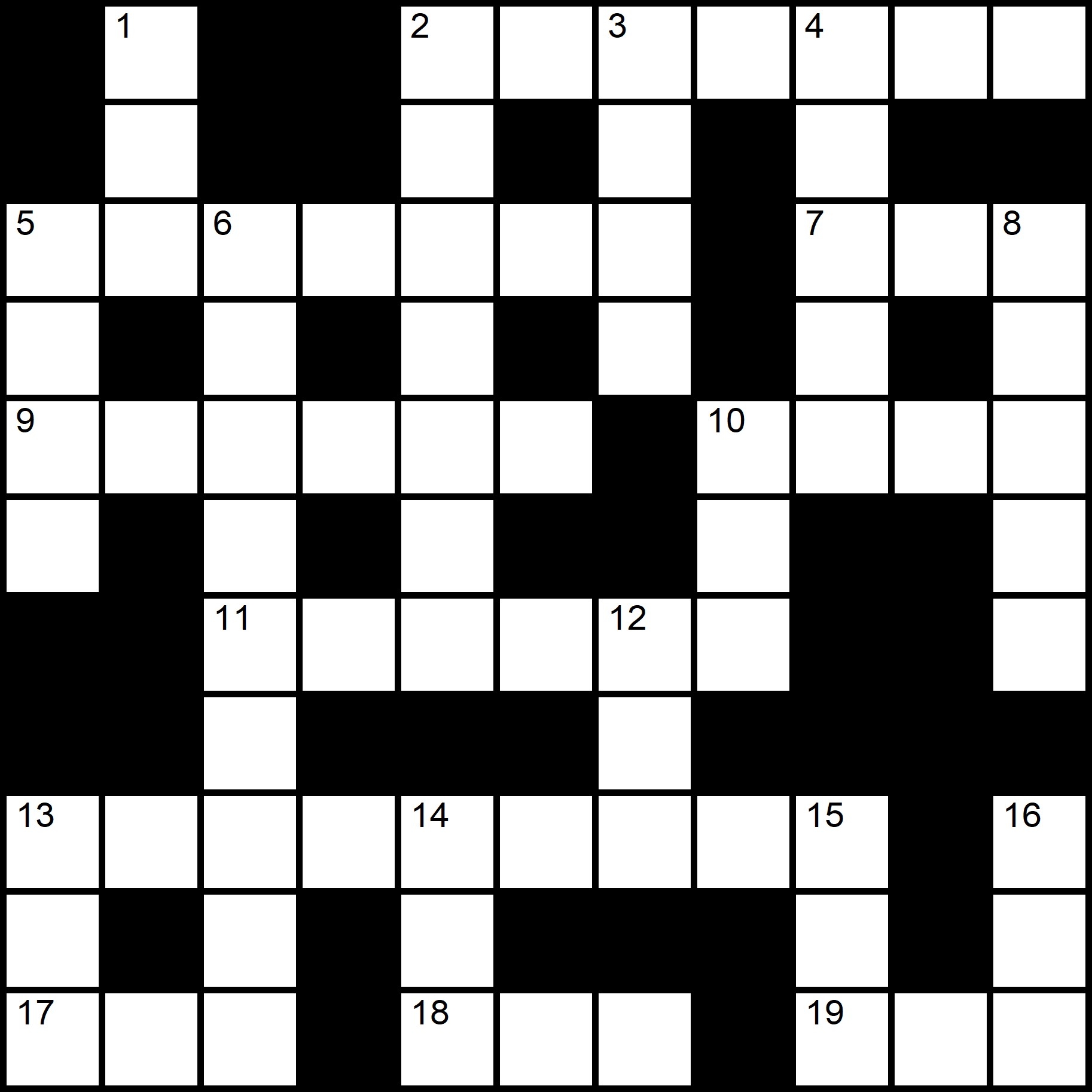 Easy Printable Crossword Puzzle