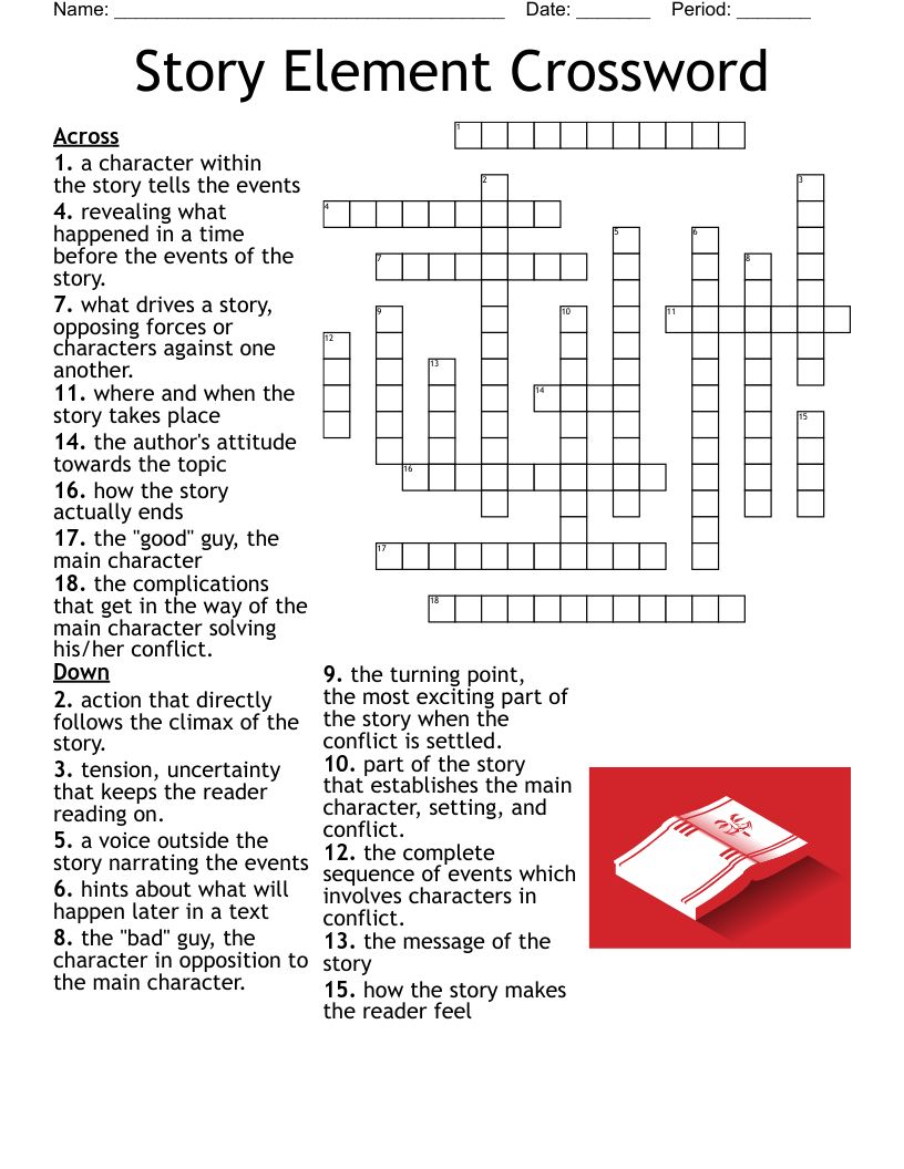 Elements Of Plot Crossword WordMint Elements Of Plot Crossword WordMint