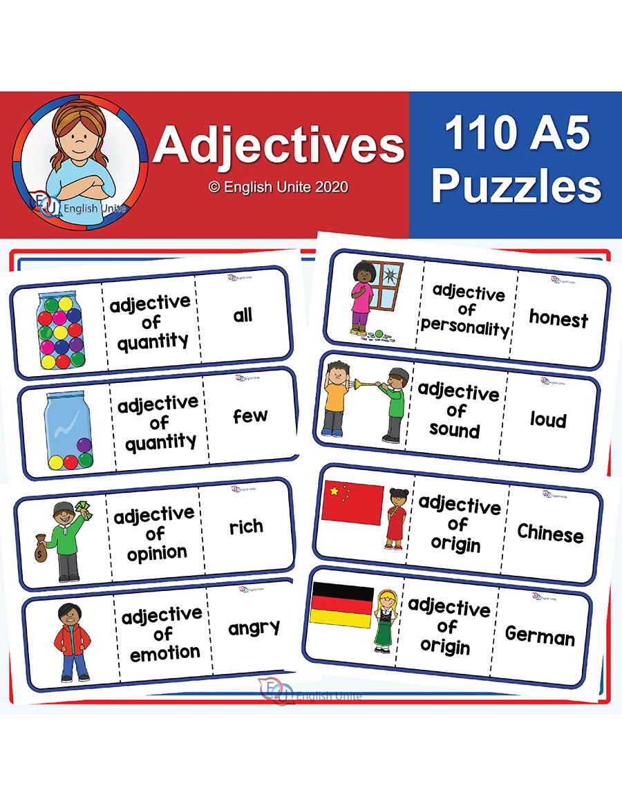English Unite Puzzles Adjectives