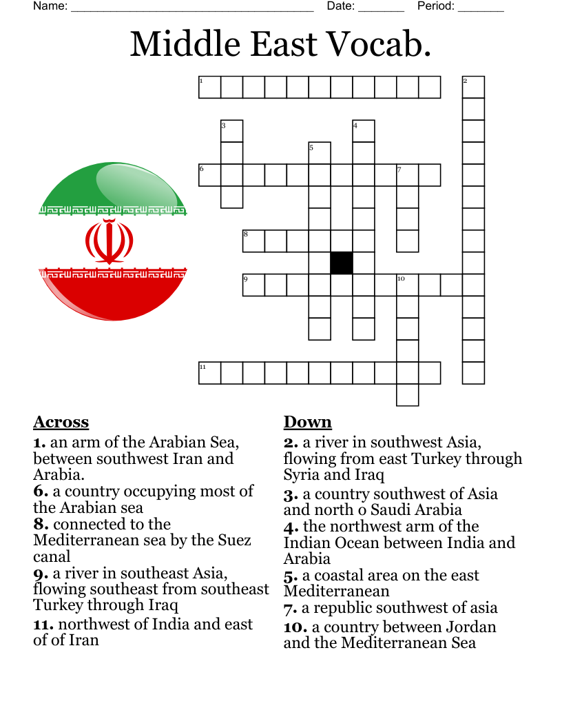 Erie Canal Crossword WordMint