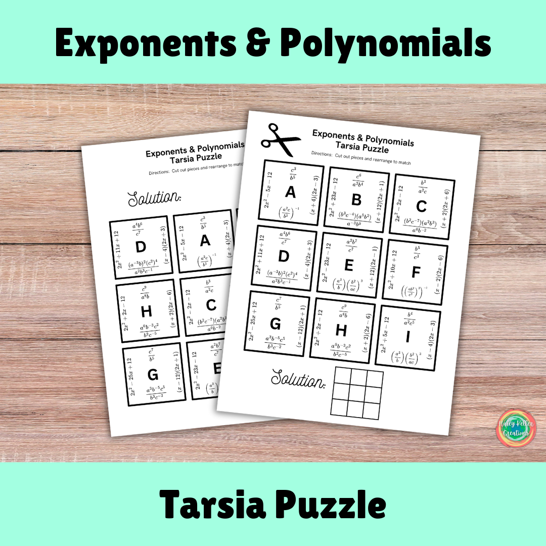 Exponent Worksheets Puzzle Exponent Worksheets Puzzle