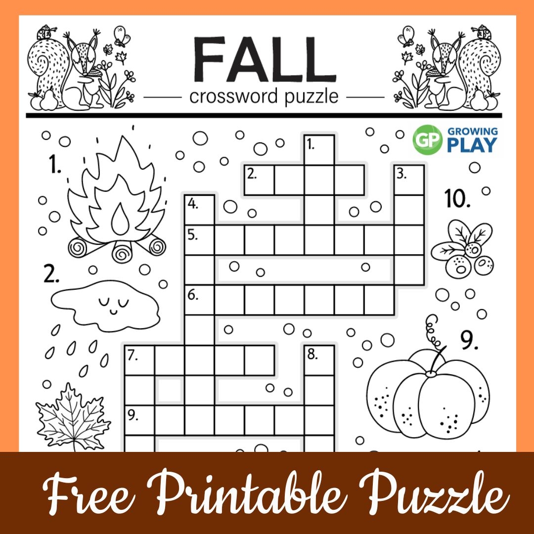 Crossword Puzzle Pdf Printable