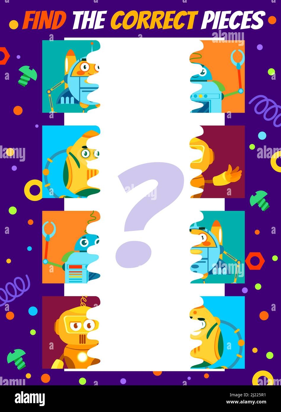 Two Puzzle Piece Matching Worksheet