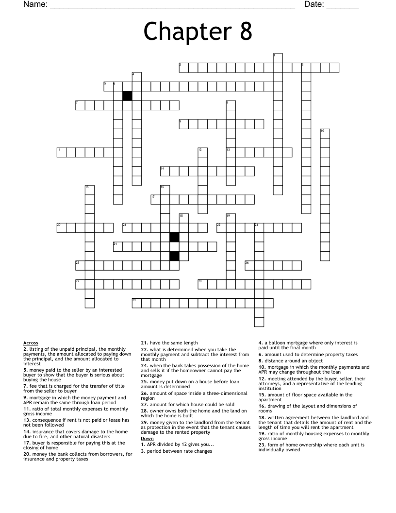 Finding An Apartment Worksheet WordMint