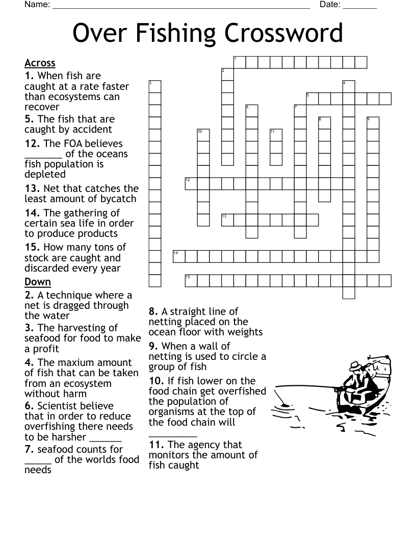 Fish Crossword WordMint