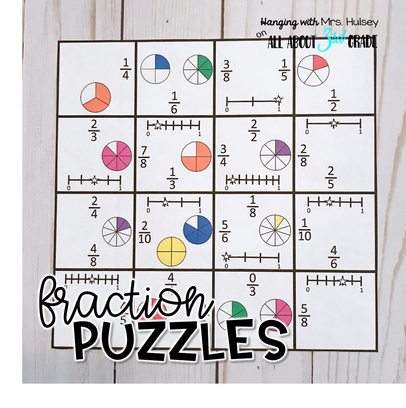 Fraction Fun All About 3rd Grade