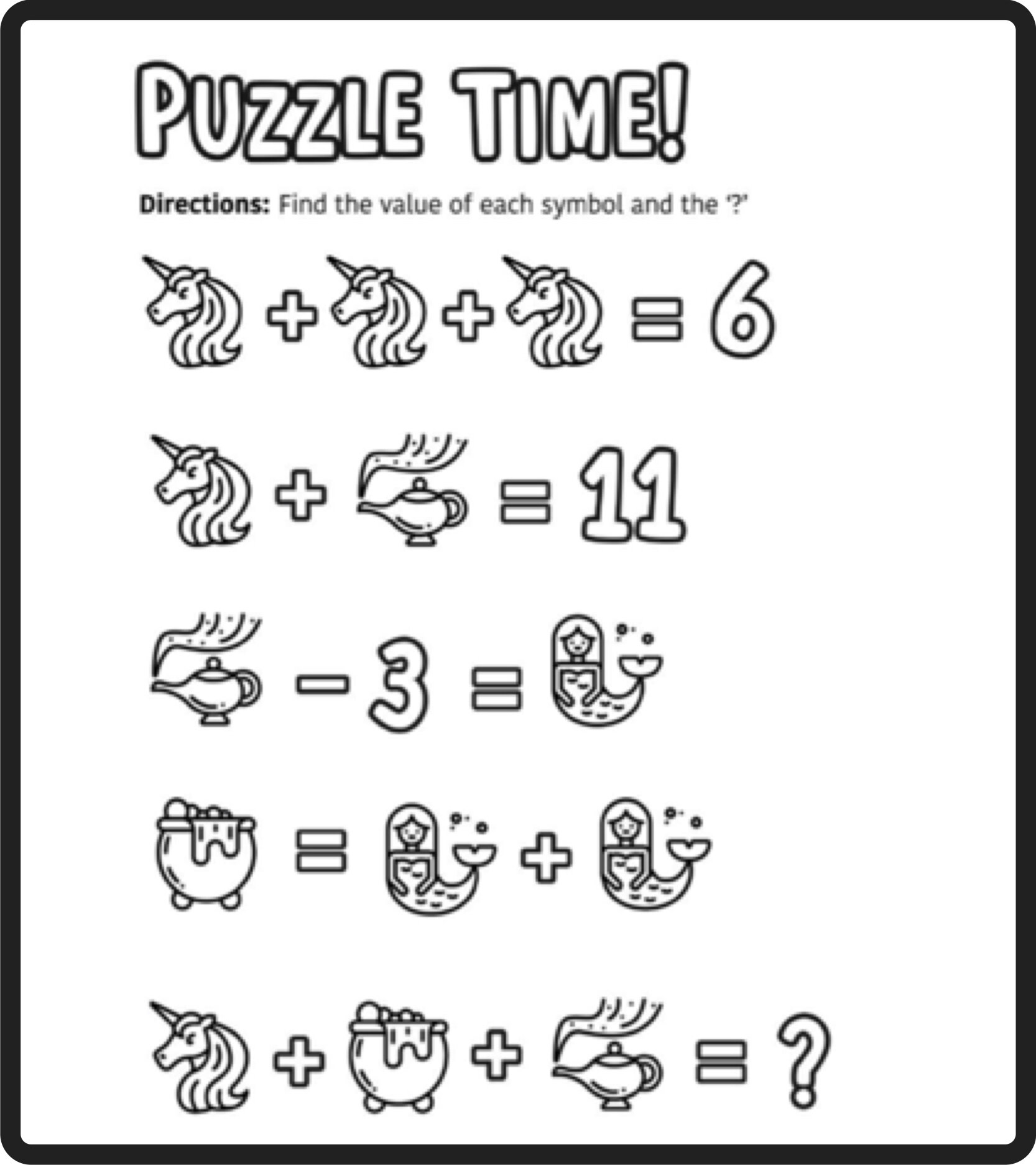 Free Math Puzzles Mashup Math Free Math Puzzles Mashup Math