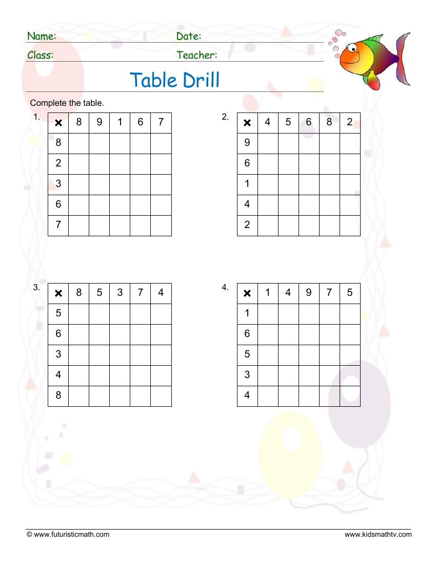 Multiplication Square Puzzles Worksheets Multiplication Square Puzzles Worksheets