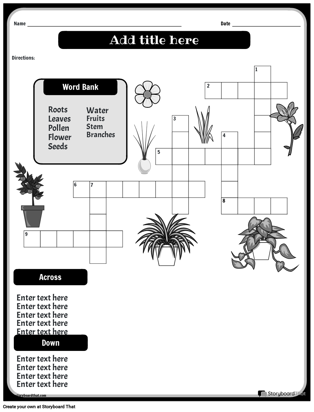 Plant Puzzle Worksheet Plant Puzzle Worksheet
