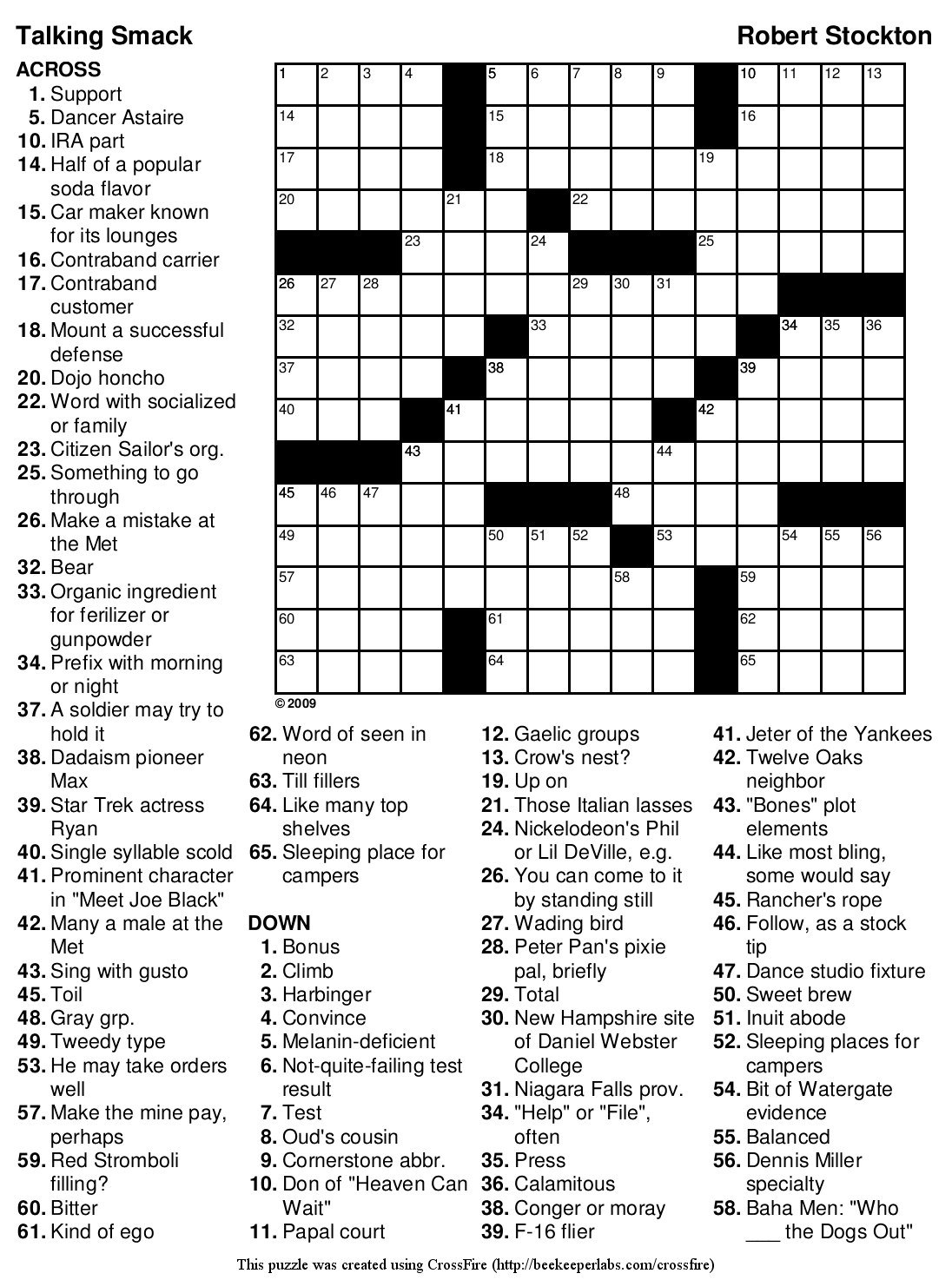 Free Printable Crossword 132 Free Printable Crossword 132
