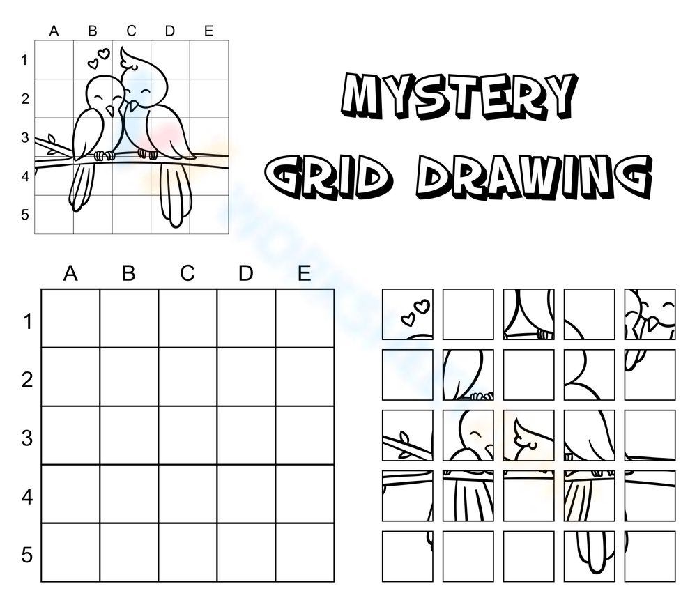 Free Printable Grid Drawing Worksheets For All Ages Worksheets Library