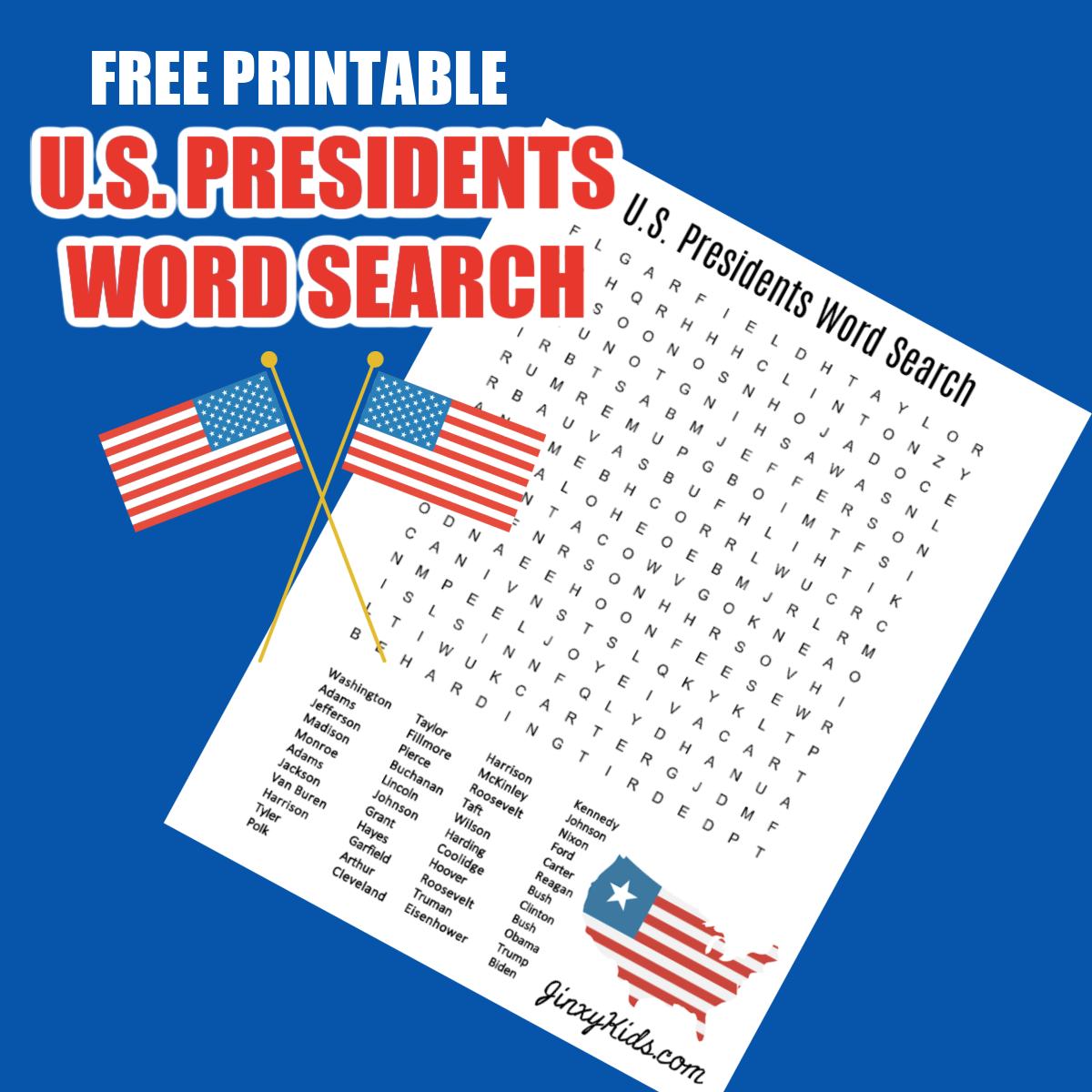 Free Printable Easy Presidents Crossword Puzzles Free Printable Easy Presidents Crossword Puzzles