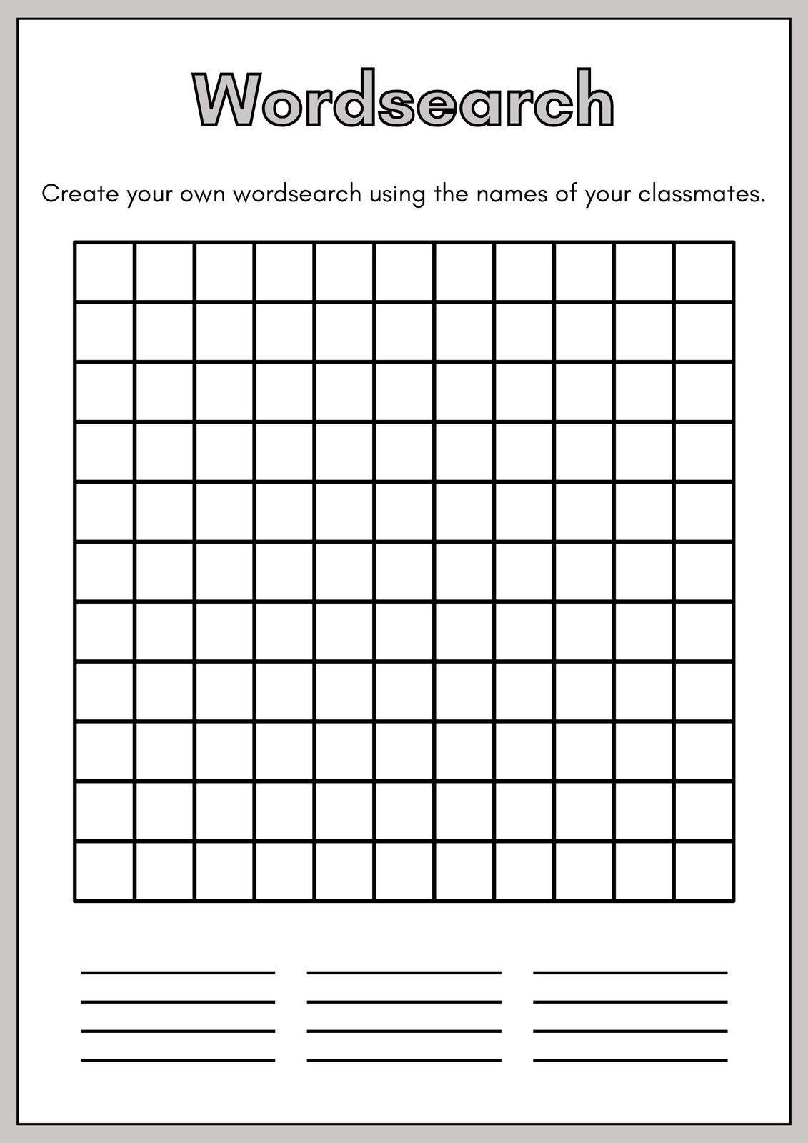 Free Puzzle Printable Worksheets