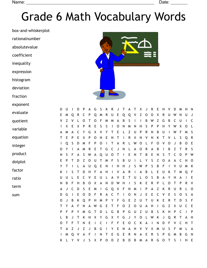 Word Puzzle Worksheet For Grade 6 Word Puzzle Worksheet For Grade 6