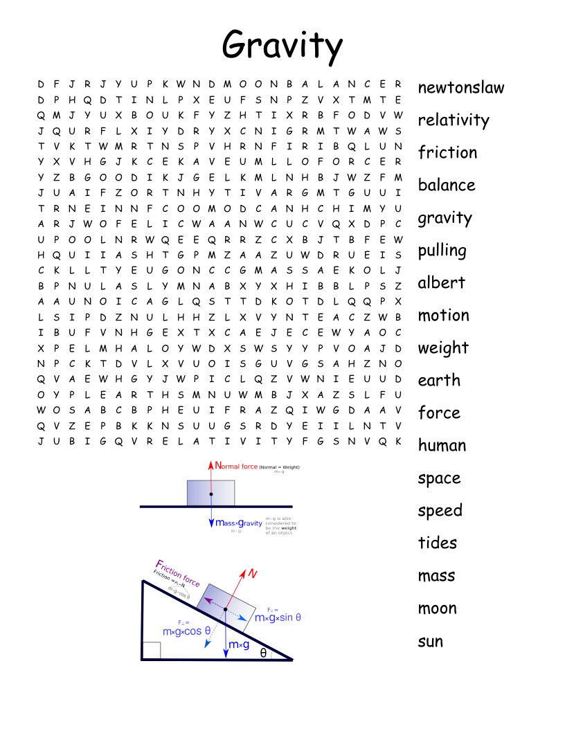 Gravity Word Search WordMint Gravity Word Search WordMint