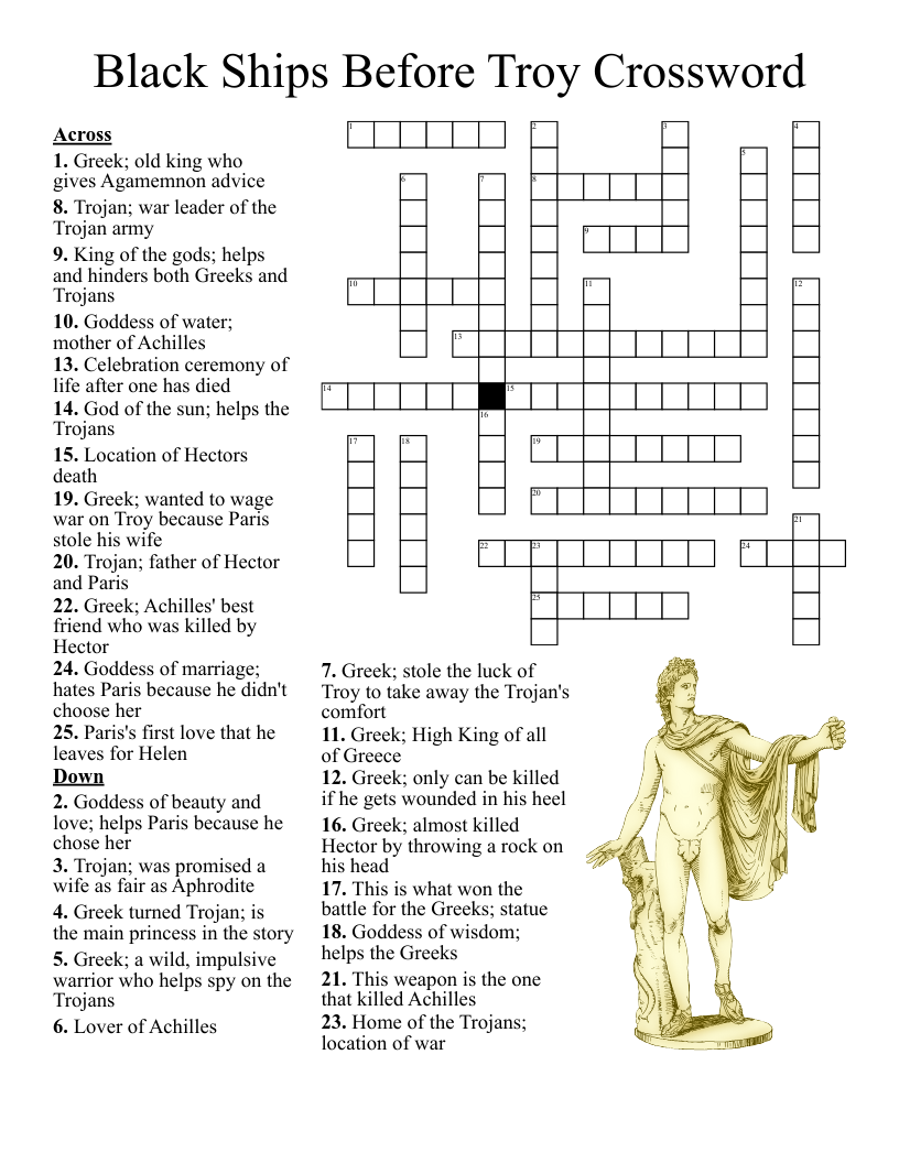 Peace Goddess Crossword Puzzle Peace Goddess Crossword Puzzle