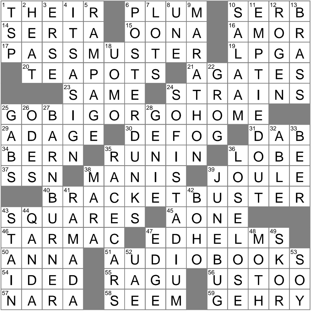 Green Party Briefly Crossword Clue Archives LAXCrossword Green Party Briefly Crossword Clue Archives LAXCrossword