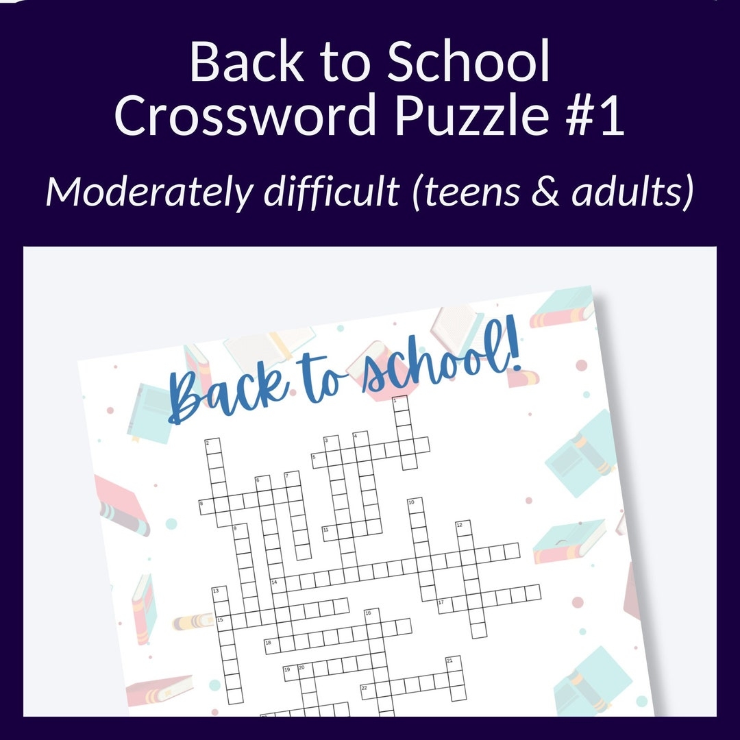 Moderately Easy Printable Crossword Puzzles
