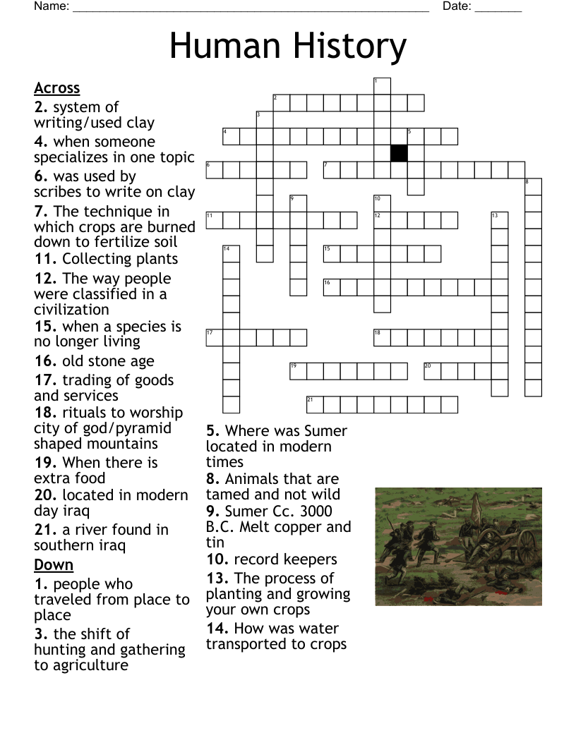 History Crossword Puzzle WordMint History Crossword Puzzle WordMint