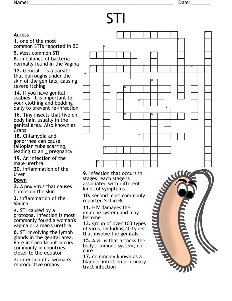 HIV And AIDS Crossword WordMint