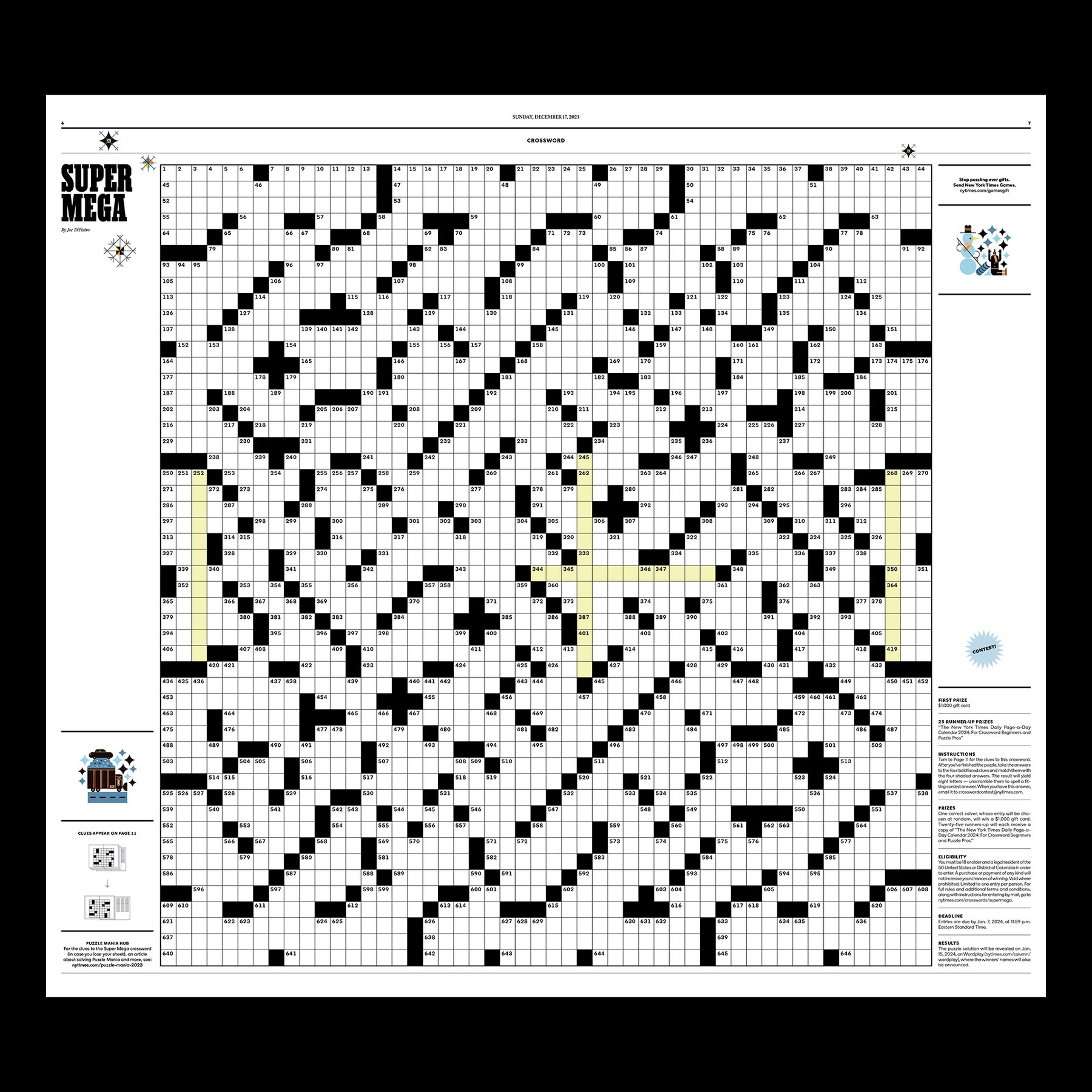 Printable Sunday Crossword Puzzles