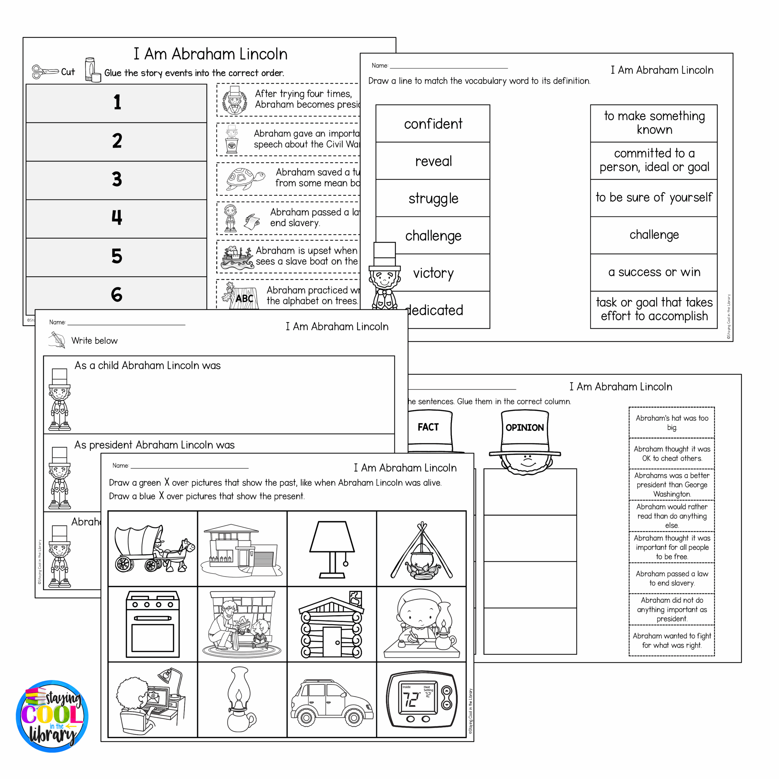 Abraham Lincoln Crossword Puzzle Printables
