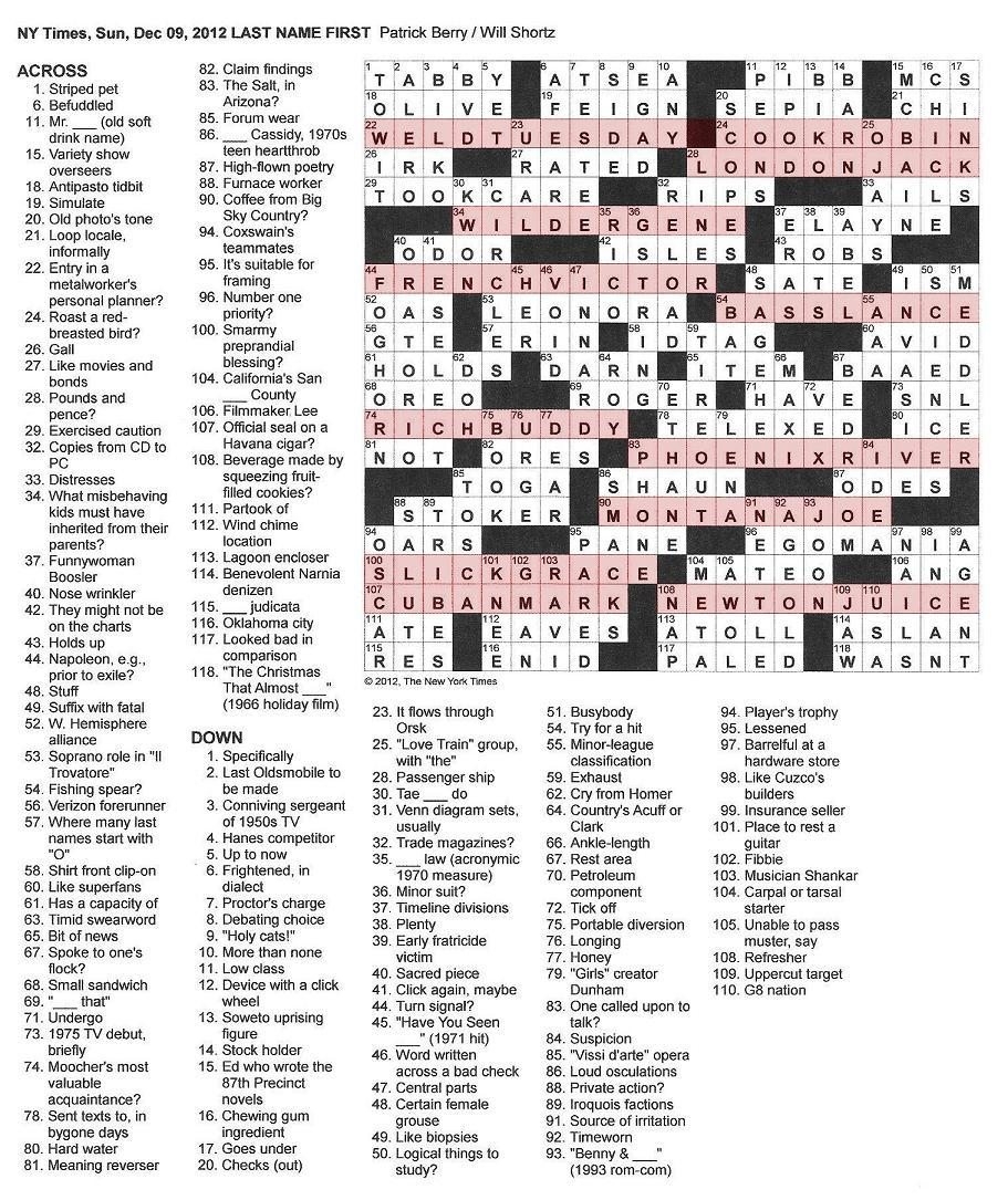 Introducing The First And Possibly Last TLO Crossword Puzzle 