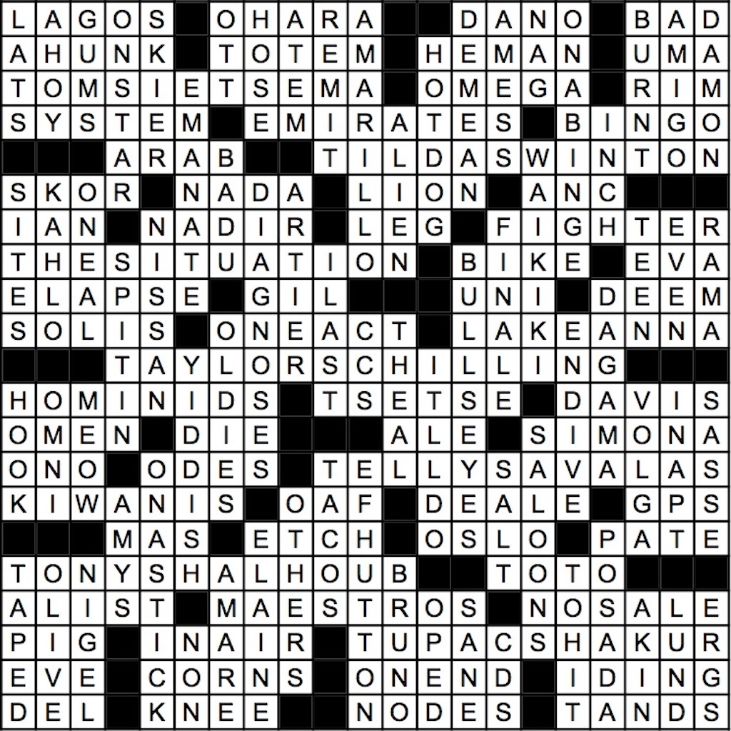 January 2019 Crossword Answer Key Washingtonian