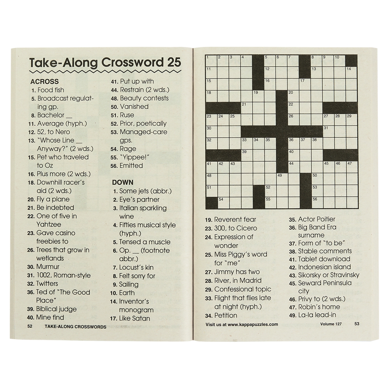 Kappa Take Along Puzzle Book Large Print Crosswords Cloverkey Hospital Gift Shops Kappa Take Along Puzzle Book Large Print Crosswords Cloverkey Hospital Gift Shops