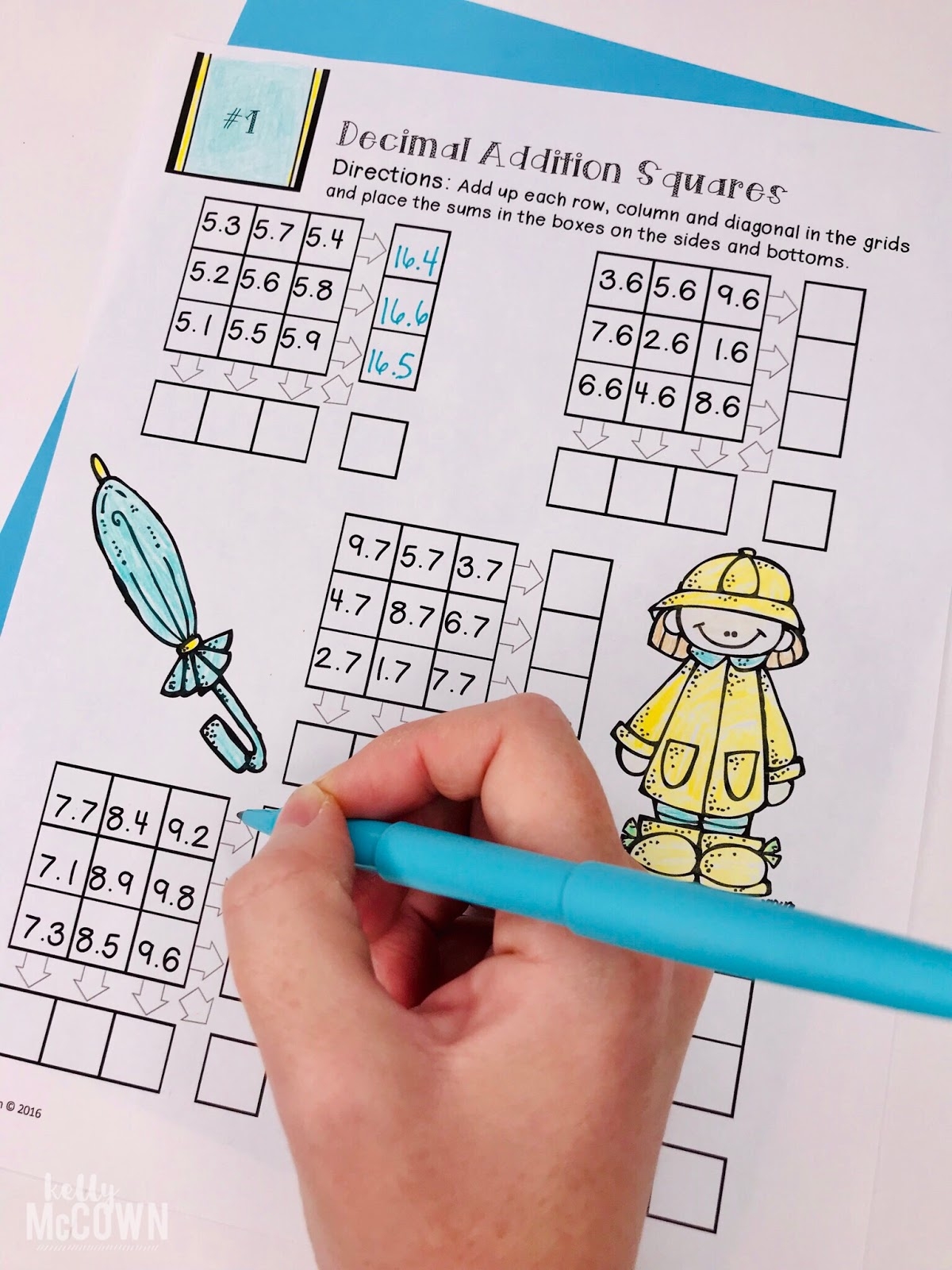 Kelly McCown Spring Math 5th Grade April