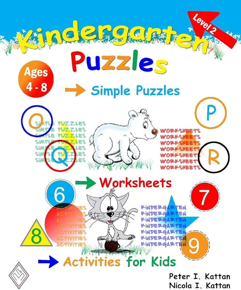 Kindergarten Puzzles Level 2 Simple Puzzles Worksheets And Kindergarten Puzzles Level 2 Simple Puzzles Worksheets And