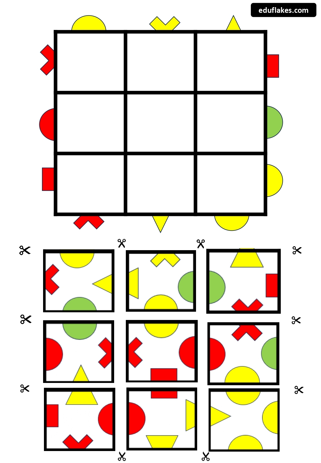 Kindergarten Puzzles Worksheets Eduflakes Kindergarten Puzzles Worksheets Eduflakes