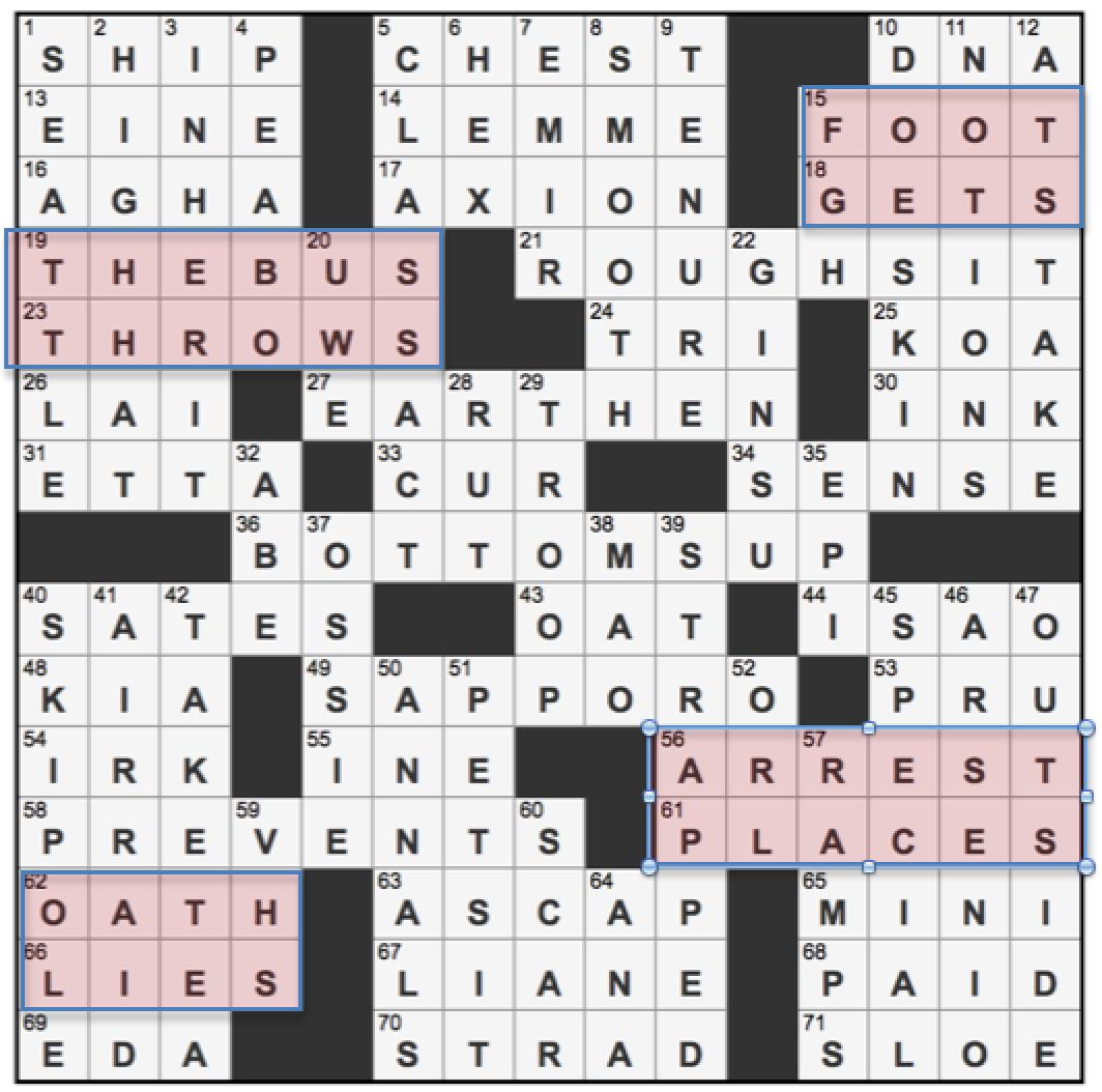 June Honorees Crossword Puzzle Clue