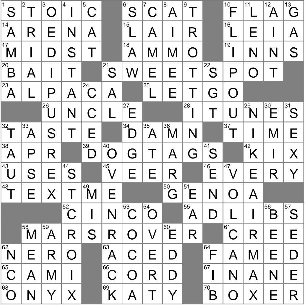 Uncertain Crossword Puzzle Clue
