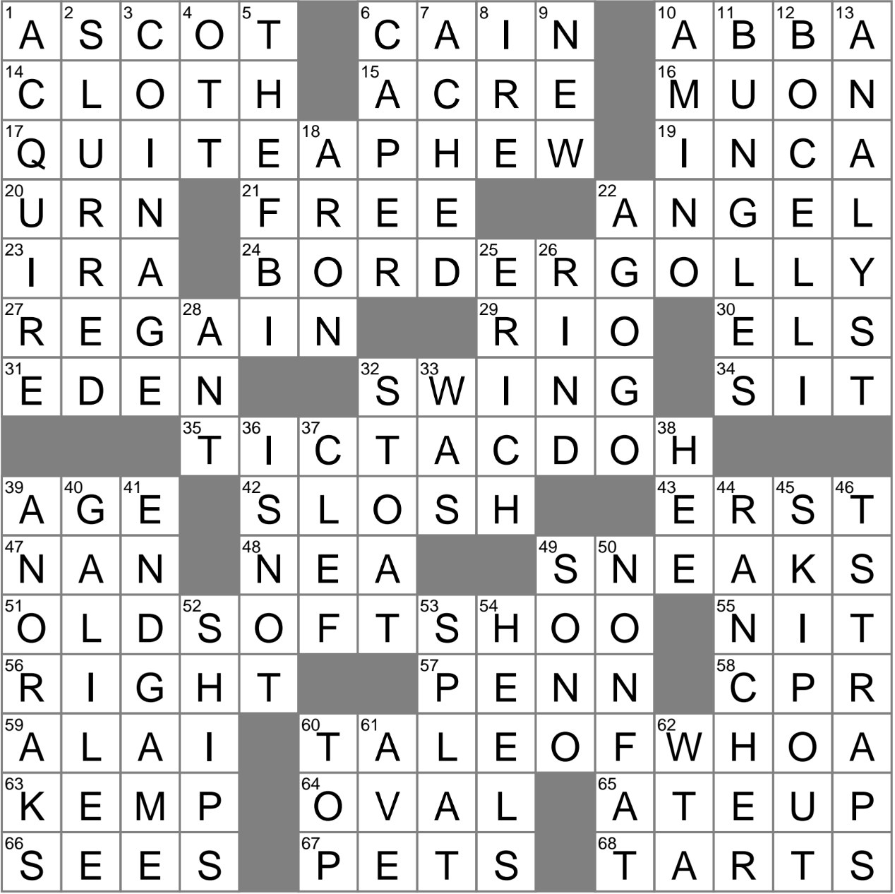 LA Times Crossword 16 Feb 24 Friday LAXCrossword