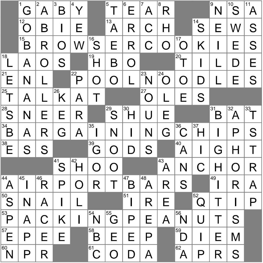 LA Times Crossword 17 Jan 25 Friday LAXCrossword