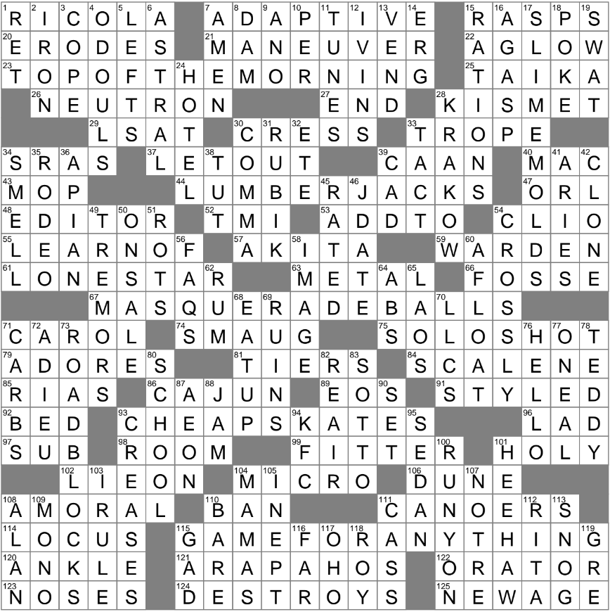 LA Times Crossword 23 Feb 25 Sunday LAXCrossword LA Times Crossword 23 Feb 25 Sunday LAXCrossword