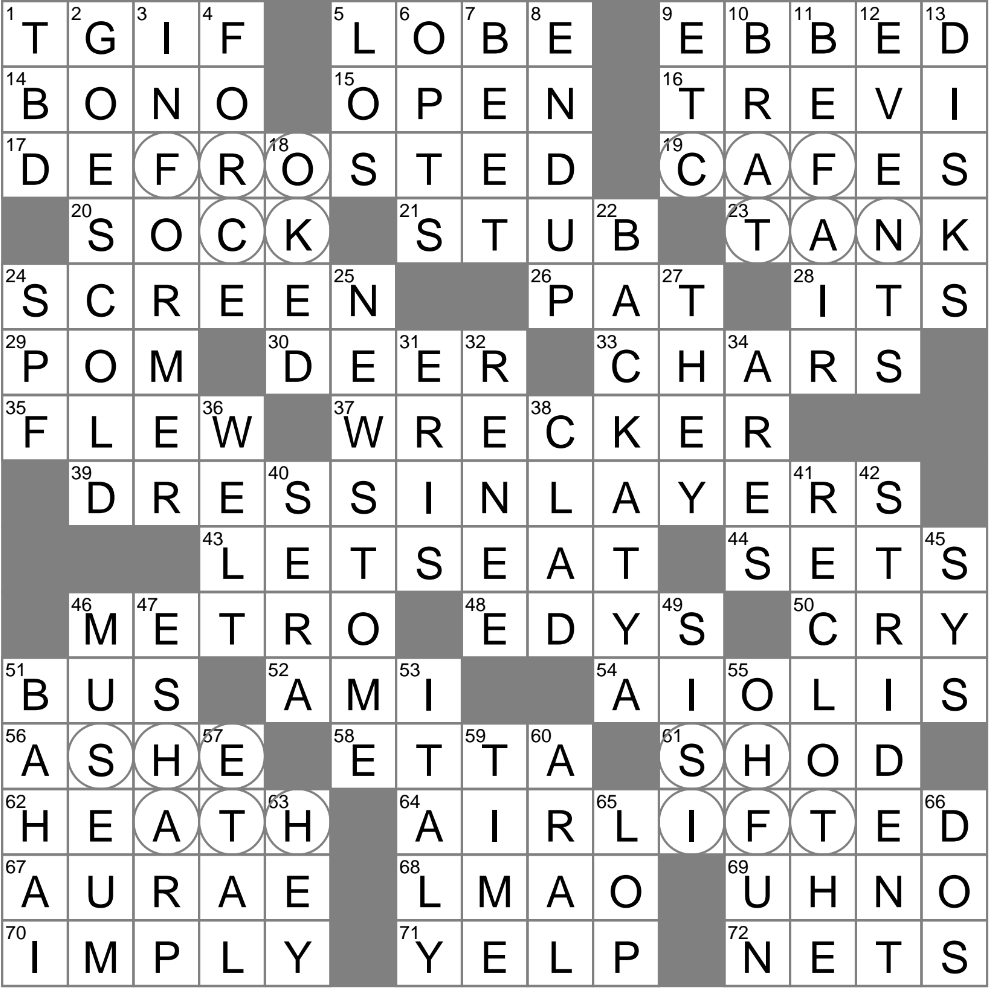 LA Times Crossword 23 Oct 24 Wednesday LAXCrossword