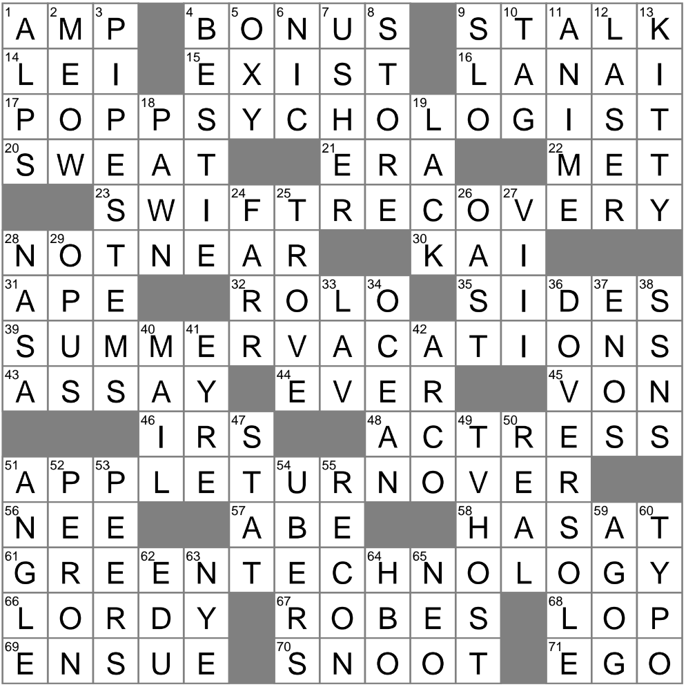 LA Times Crossword 26 Dec 24 Thursday LAXCrossword