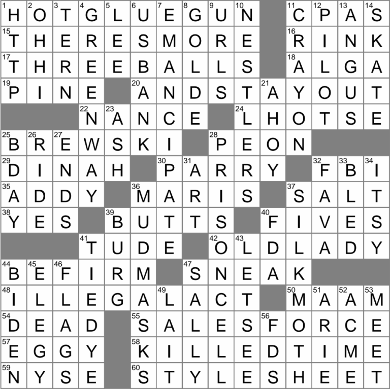 LA Times Crossword 27 Jul 24 Saturday LAXCrossword
