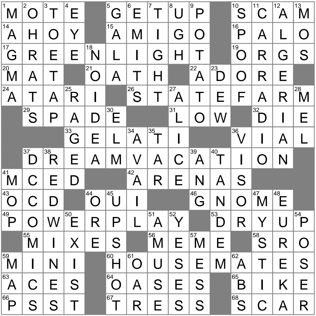 LA Times Crossword 30 Apr 24 Tuesday LAXCrossword LA Times Crossword 30 Apr 24 Tuesday LAXCrossword