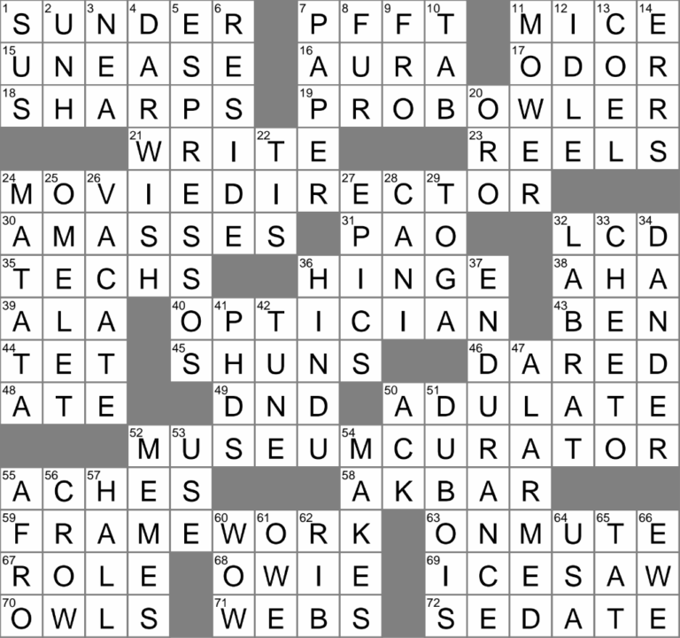 LA Times Crossword 5 Jul 24 Friday LAXCrossword
