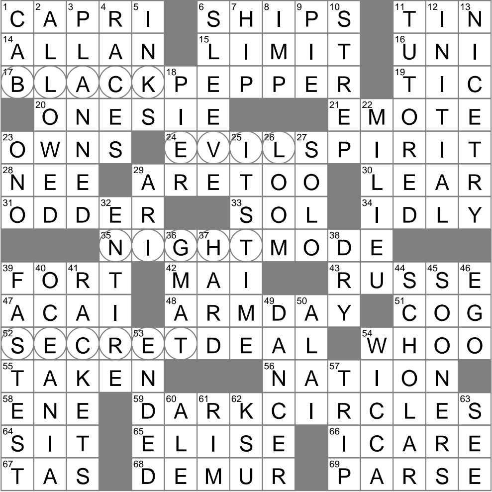LAXCrossword Answers To The Los Angeles Times Crossword LAXCrossword Answers To The Los Angeles Times Crossword