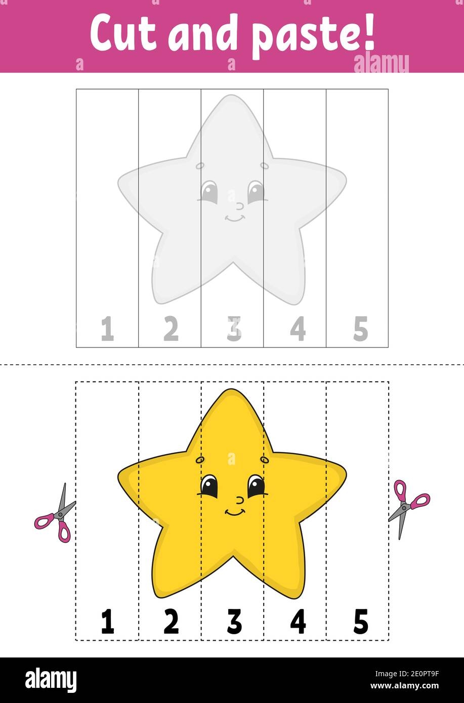 Cut And Paste Puzzle Worksheet Cut And Paste Puzzle Worksheet