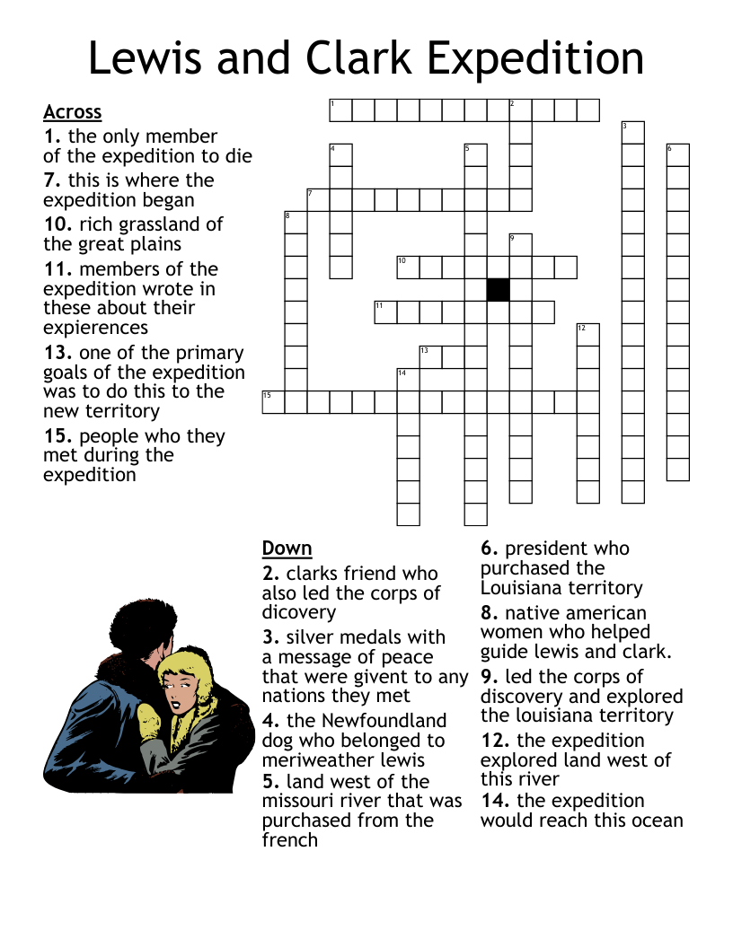 Lewis And Clark Crossword Puzzle WordMint Lewis And Clark Crossword Puzzle WordMint