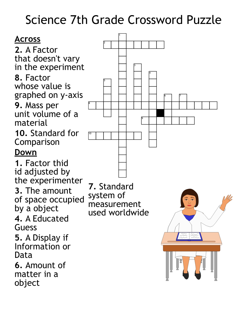 Life Science Crossword WordMint
