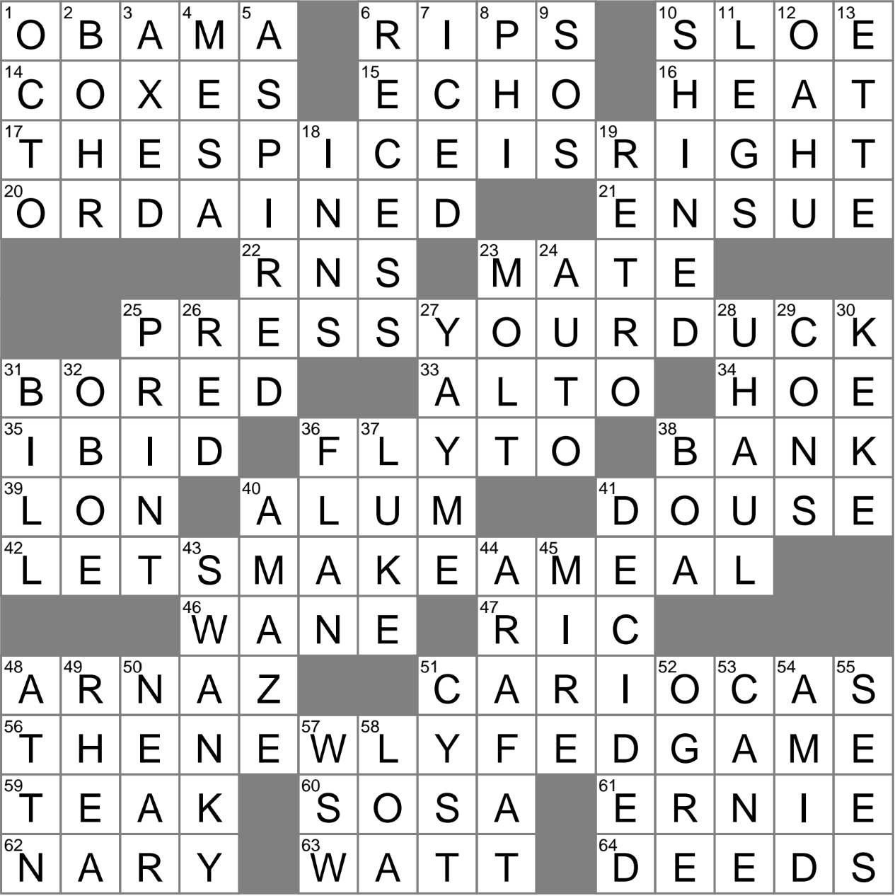 Summer Olympics Crossword Puzzle